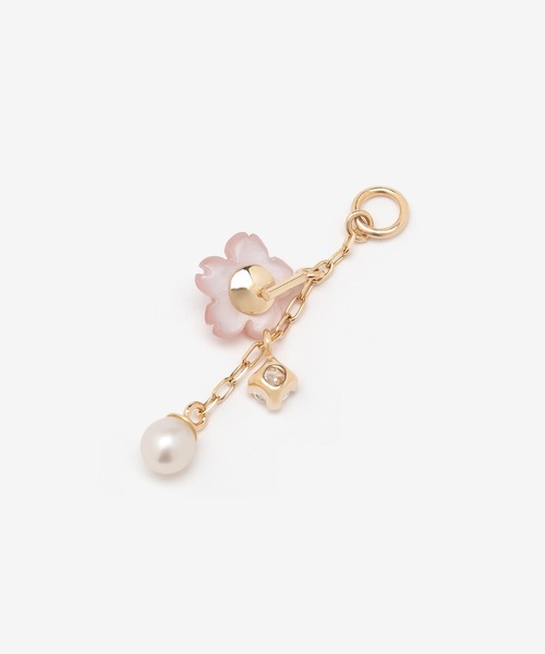 BLOOM（ブルーム） チャーム K10 イエローゴールド ピンクシェル