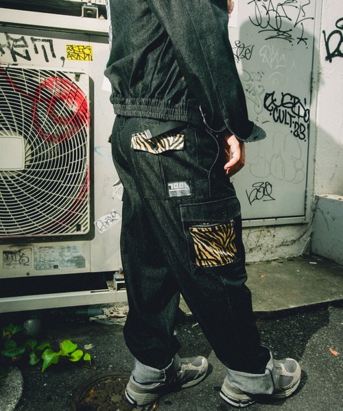 「GALFY」 デニムパンツ「寅壱コラボ」 X-LARGE ネイビー メンズ_画像8