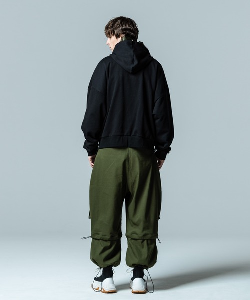 「glamb」 ジップアップパーカー S グレー メンズの画像