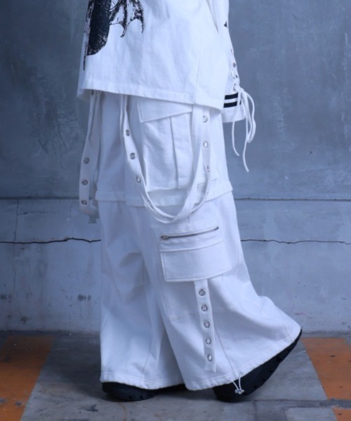 Amilige（アミリージュ） ワイドパンツ スウェットパンツ ジャージ 裏