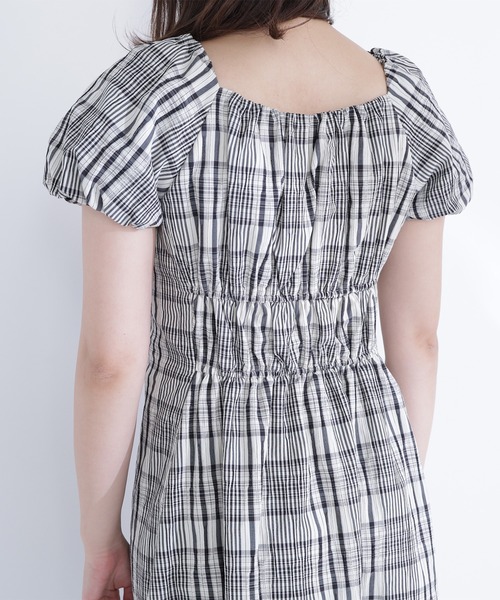 完売品ナチュラルビューティーベーシック　チェックワンピース　PS NATURAL BEAUTY BASIC（ナチュラルビューティーベーシック