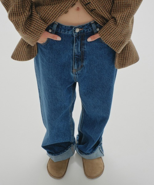 「TODAYFUL」 デニムパンツ 23inch ブルー レディース