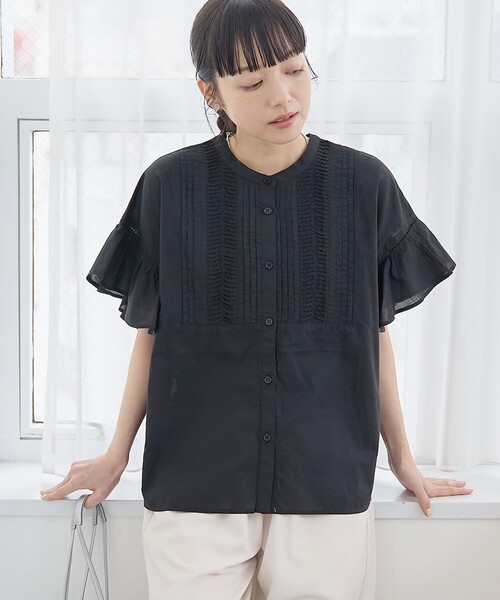 coen（コーエン） ブラウス シャツ 夏 半袖 「MARKET（マーケット