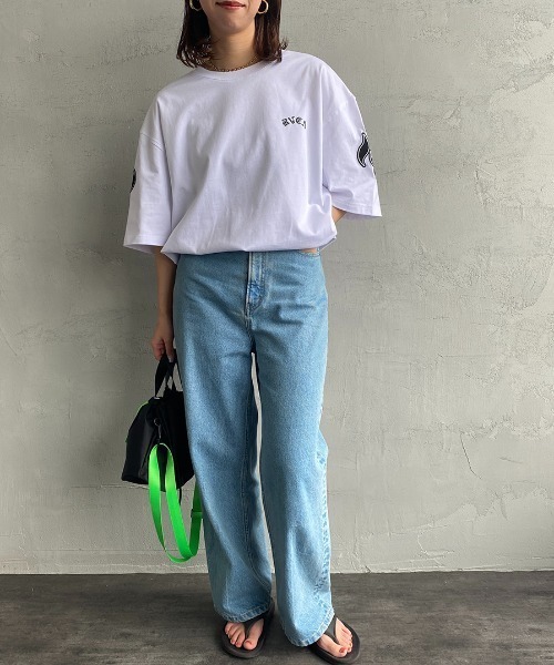 「RVCA」 半袖Tシャツ L ブラック レディース_画像4