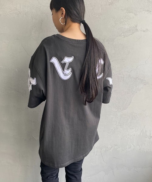 「RVCA」 半袖Tシャツ L ブラック レディース_画像9