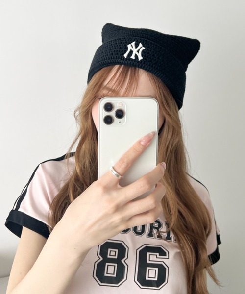 MLB ニット帽 ニットキャップ レディース 「日本未発売/WEB限定」MLB