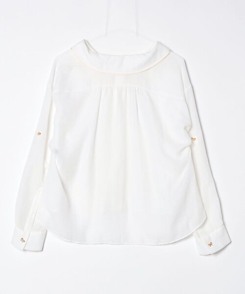 「CYNTHIA ROWLEY」 長袖ブラウス - ホワイト レディース_画像2