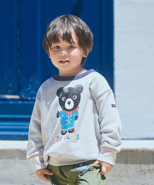 wb トレーナー 黒クマトレーナー キッズ 子供服 男の子 女の子
