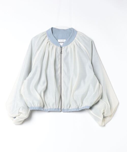 「MILKFED.」 ブルゾン ONE SIZE オフホワイト レディース_画像2