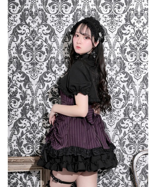 NOEMIE（ノエミー） ワンピース 夏 半袖 ゴシックボレロドロスト