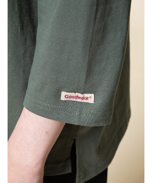 「Goodwear」 7分袖Tシャツ M ブラック メンズ_画像5