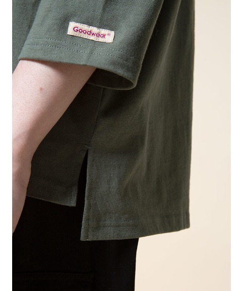 「Goodwear」 7分袖Tシャツ M ブラック メンズ_画像6