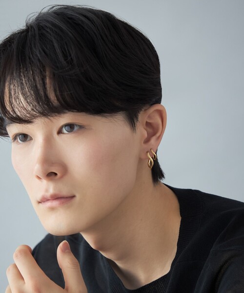 Jouete（ジュエッテ） ピアス 「ダブルピアス」 ウェーブ レディース