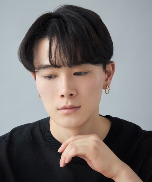 Jouete（ジュエッテ） ピアス 「ダブルピアス」 ウェーブ レディース