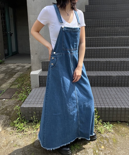 Roger&Raw（ロジャーアンドロウ） ジャンパースカート バックスリット