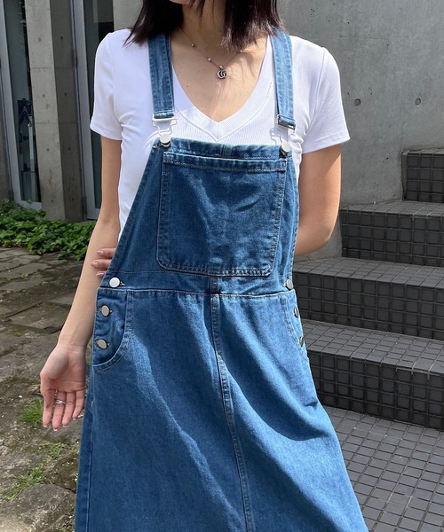 Roger&Raw（ロジャーアンドロウ） ジャンパースカート バックスリット