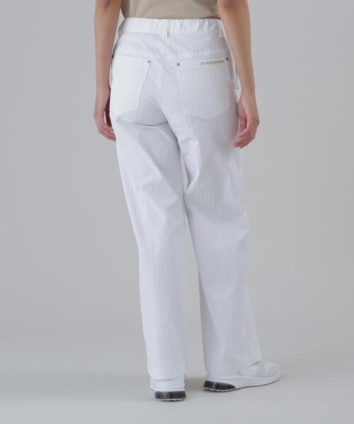 St ANDREWS パンツ 「ストレッチ」ドビーストライプパンツ (WOMENS
