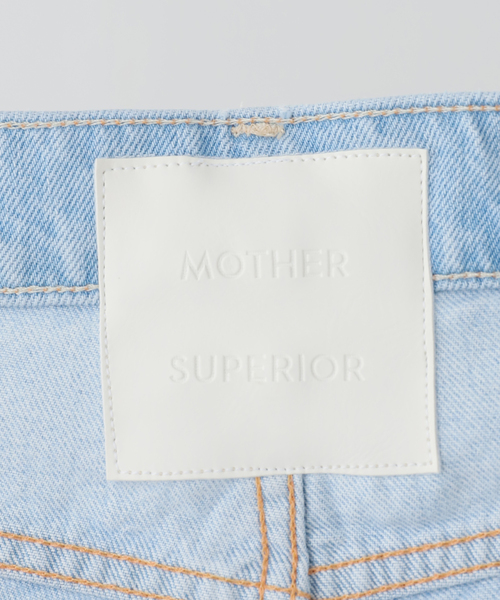 ワイドパンツ ジーンズ デニム デニムパンツ 「MOTHER/マザー」The Ditcher Roller Zip Skimp レディースの画像