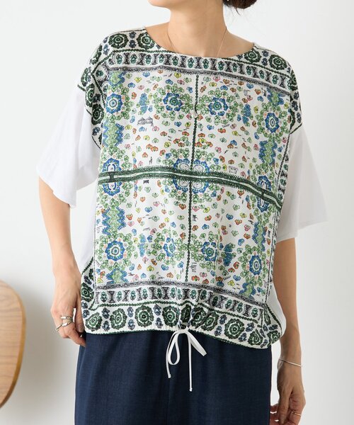 BEARDSLEY（ビアズリー） tシャツ PARK柄スクエアTee レディース