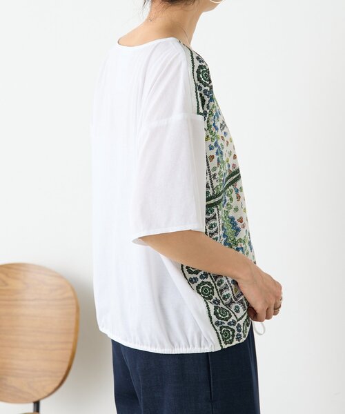 BEARDSLEY（ビアズリー） tシャツ PARK柄スクエアTee レディース