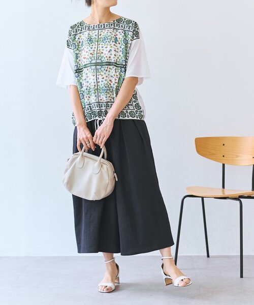 BEARDSLEY（ビアズリー） tシャツ PARK柄スクエアTee レディース