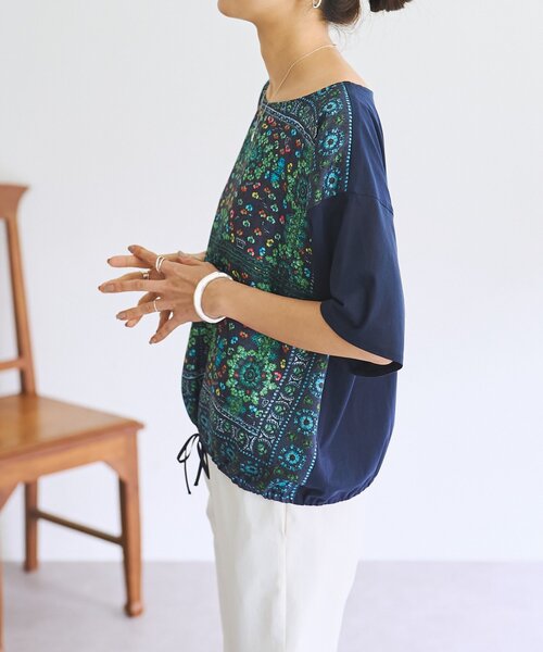 BEARDSLEY（ビアズリー） tシャツ PARK柄スクエアTee レディース