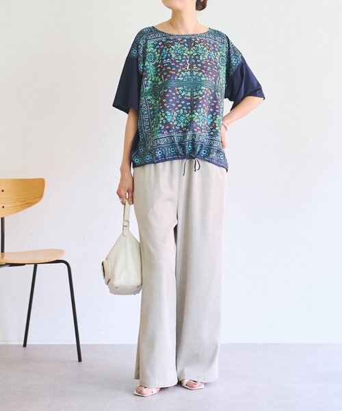BEARDSLEY（ビアズリー） tシャツ PARK柄スクエアTee レディース