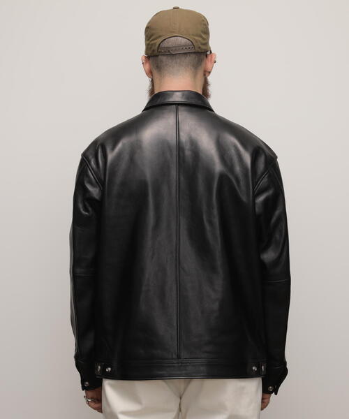 Schott N.Y.C（ショット） 「Schott」 レザーブルゾン L ブラック
