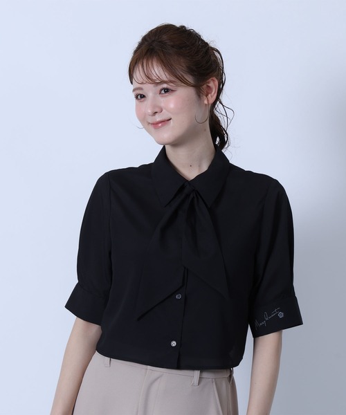 MARY QUANT（マリークヮント） ブラウス シャツ 半袖 マリークワント 