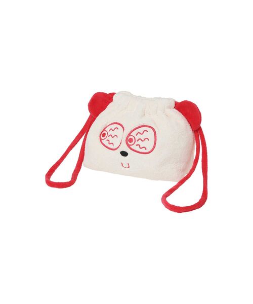 HYSTERIC GLAMOUR ヒステリックグラマー ニコちゃん 巾着 ポーチ HYSTERIC GLAMOUR（ヒステリックグラマー） ポーチ RED EYE PANDA 巾着