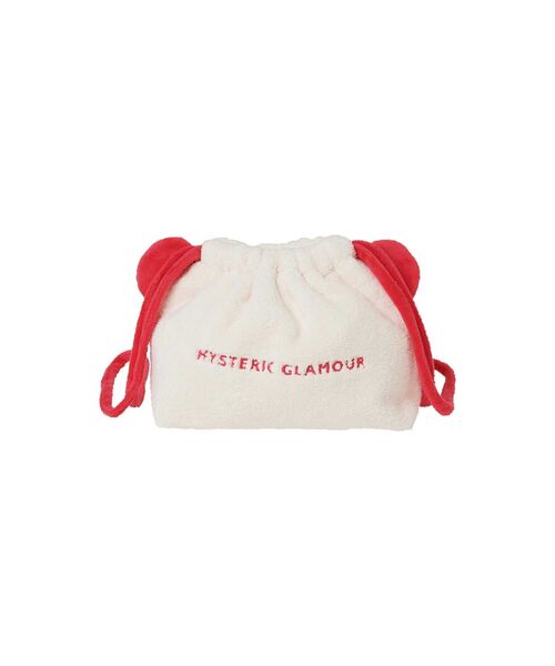 HYSTERIC GLAMOUR（ヒステリックグラマー） ポーチ RED EYE PANDA 巾着
