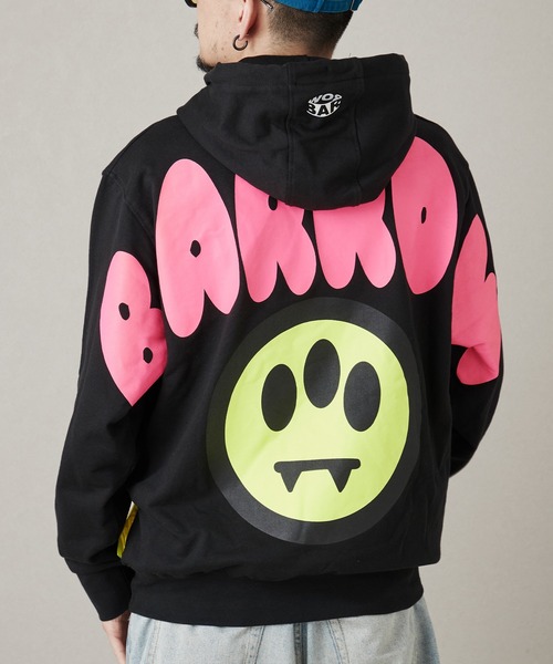 MKD.ZAKKA パーカー SSY-BARROW グラフィックロゴ パーカー 「並行輸入