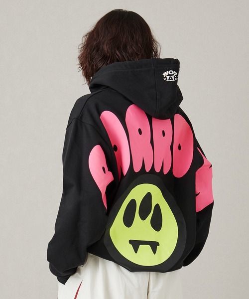 MKD.ZAKKA パーカー SSY-BARROW グラフィックロゴ パーカー 「並行輸入