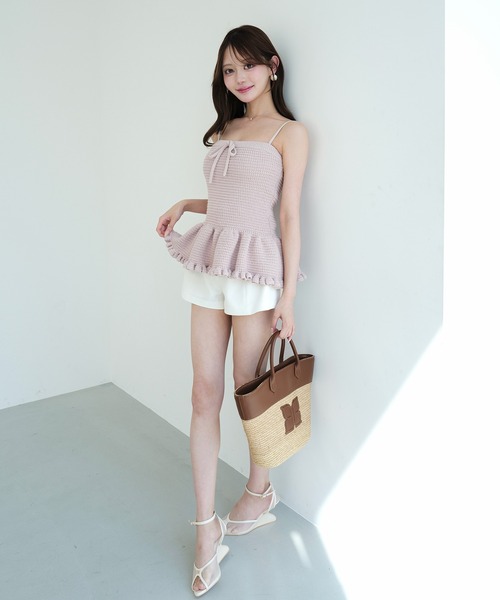 EIMY ISTOIRE（エイミーイストワール） CROCHET KNIT BUSITER