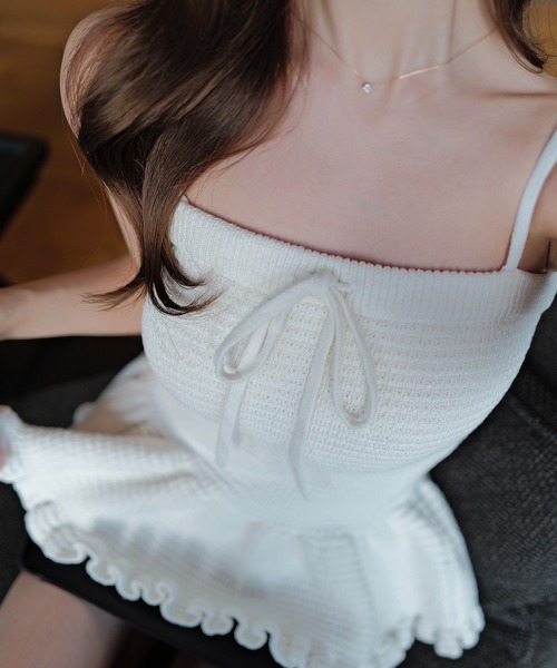 EIMY ISTOIRE（エイミーイストワール） CROCHET KNIT BUSITER