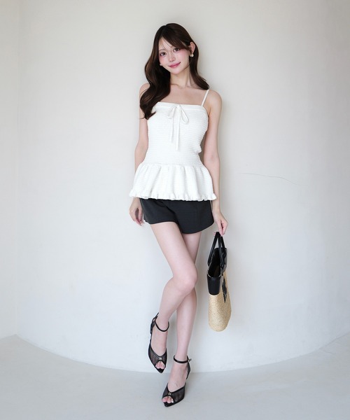 EIMY ISTOIRE（エイミーイストワール） CROCHET KNIT BUSITER