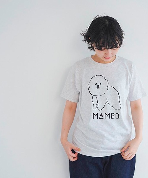 「MAMBO」 半袖Tシャツ FREE アイボリー レディース_画像5
