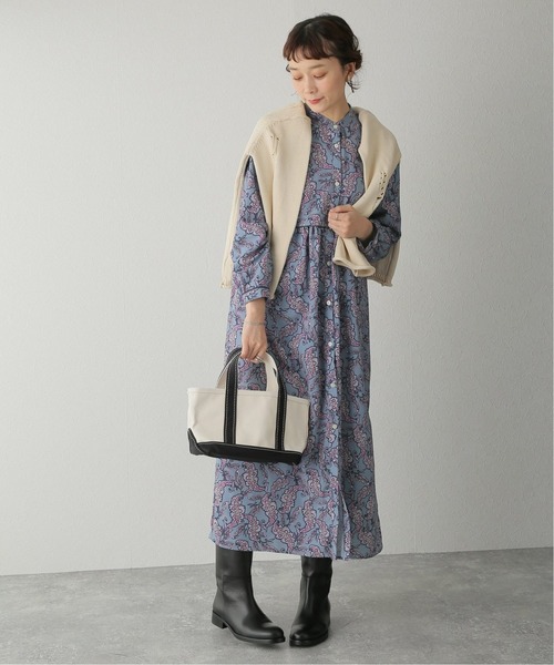 「JOURNAL STANDARD relume」 長袖ワンピース FREE ベージュ レディース_画像9