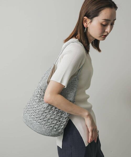 「SENSE OF PLACE by URBAN RESEARCH」 トートバッグ ONE シルバー レディース_画像2