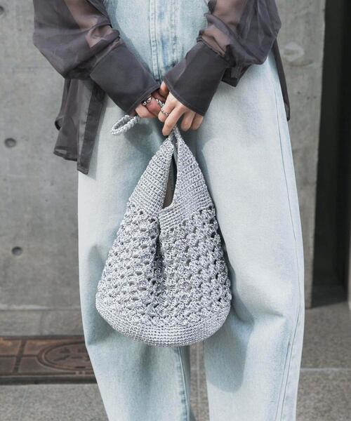 「SENSE OF PLACE by URBAN RESEARCH」 トートバッグ ONE シルバー レディース_画像4