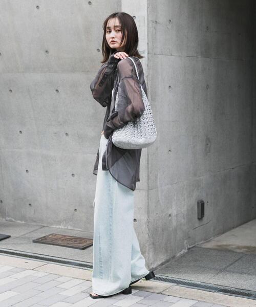「SENSE OF PLACE by URBAN RESEARCH」 トートバッグ ONE シルバー レディース_画像6