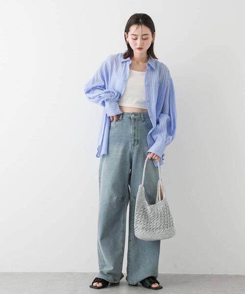 「SENSE OF PLACE by URBAN RESEARCH」 トートバッグ ONE シルバー レディース_画像8