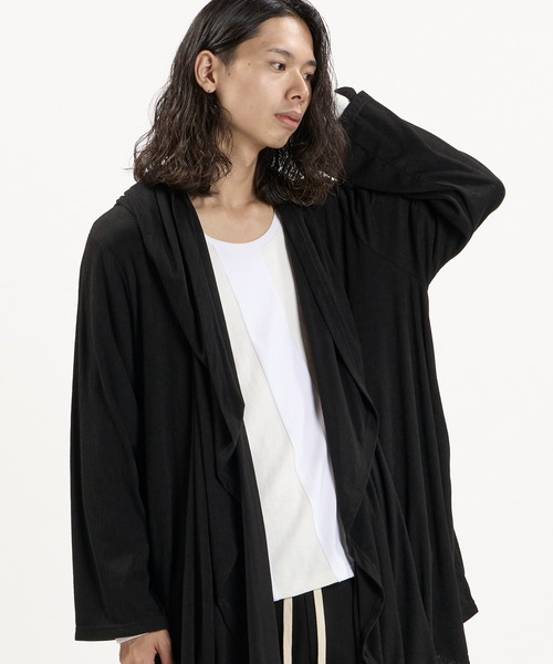 NO ID.（ノーアイディー） カーディガン 「NO ID.」Hood Drape Gown