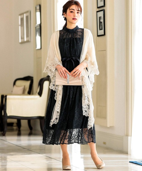 Fashion Letter（ファッションレター） マフラー ストール 刺繍レース