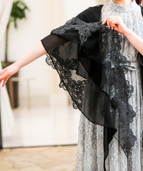 Fashion Letter（ファッションレター） マフラー ストール 刺繍レース