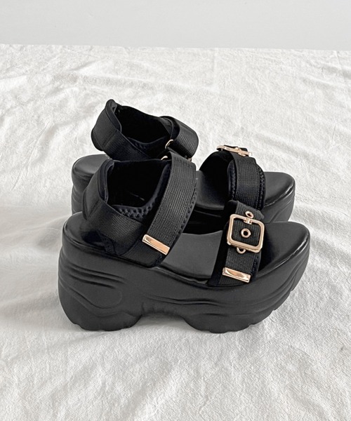Shoes in Closet サンダル 「新色ライトピンク追加」超軽量厚底