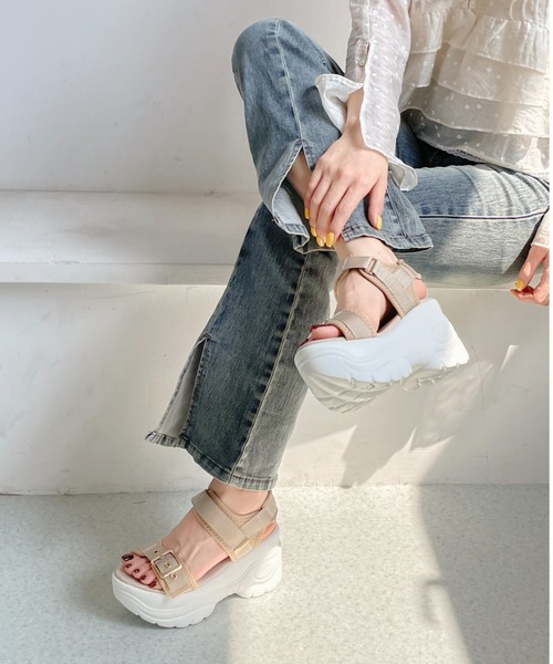 Shoes in Closet（シュークロ） 厚底 スポーツサンダル サンダル 「再