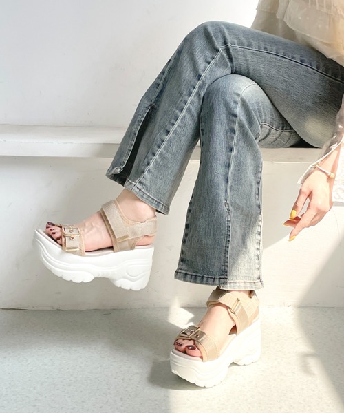 Shoes in Closet（シュークロ） 厚底 スポーツサンダル サンダル 「再