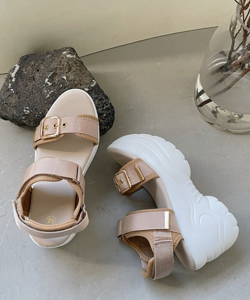 Shoes in Closet（シュークロ） 厚底 スポーツサンダル サンダル 「再