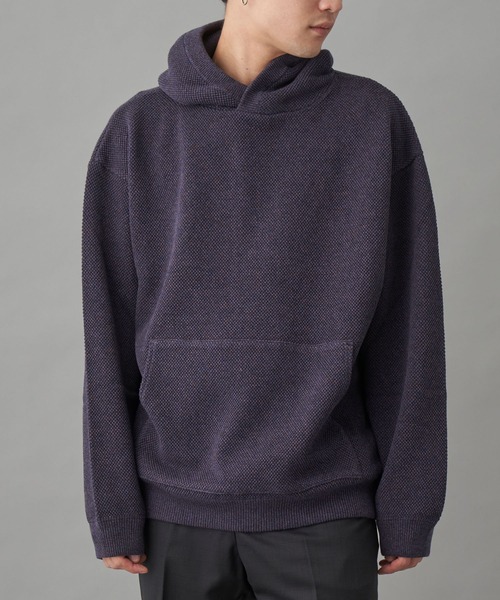 超歓迎定番 パーカー Moss stitch hoodie (2103-004) ZOZOTOWN PayPayモール店 - 通販 - PayPayモール crepuscule 爆買い特価